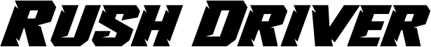 Rush Driver Font