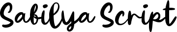 Sabilya Script Font