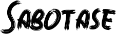 Sabotase Font