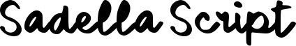 Sadella Script Font