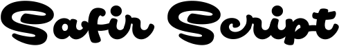 Safir Script Font