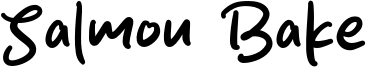 Salmon Bake Font
