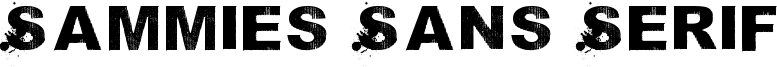 Sammies Sans Serif Font