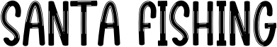 Santa Fishing Font