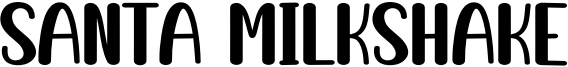 Santa Milkshake Font