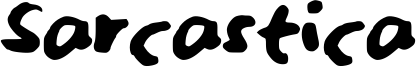 Sarcastica Font