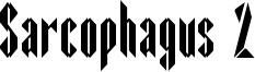 Sarcophagus 2 Font