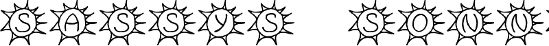 Sassys Sonne Font