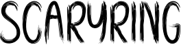 Scaryring Font