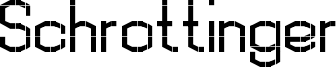 Schrottinger Font