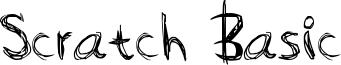 Scratch Basic Font