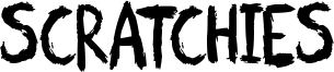 Scratchies Font