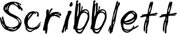 Scribblett Font