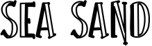 Sea Sand Font