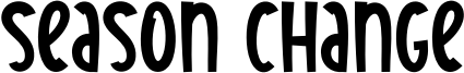 Season Change Font
