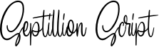Septillion Script Font