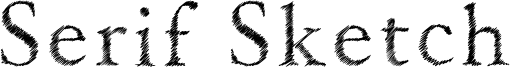 Serif Sketch Font