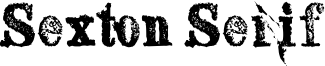 Sexton Serif Font