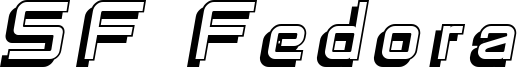 SF Fedora Titles Shadow Italic.ttf