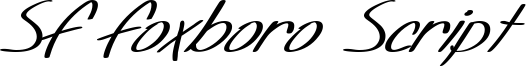 SF Foxboro Script Extended Italic.ttf