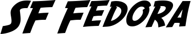 SF Fedora Font