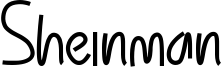 Sheinman Font