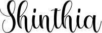 Shinthia Font