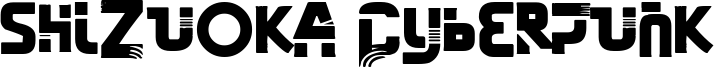 Shizuoka Cyberpunk Font