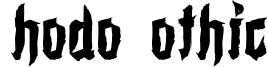 Shodo Gothic Font