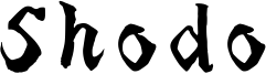 Shodo Font