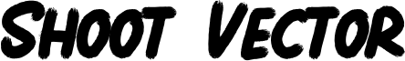 Shoot Vector Font