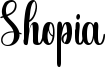 Shopia Font