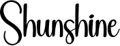 Shunshine Font