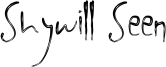 Shywill Seen Font
