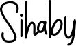 Sihaby Font