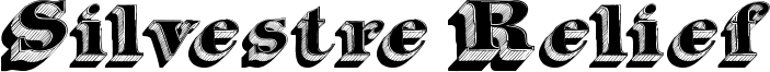 Silvestre Relief Font