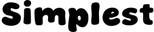 Simplest Font