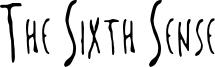 The Sixth Sense Font