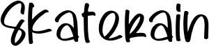 Skaterain Font