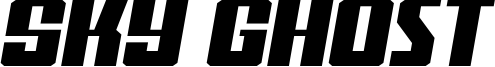 Sky Ghost Font