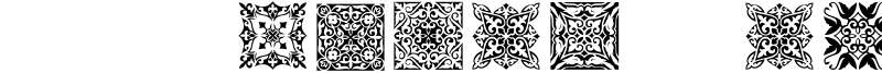 SL Square Ornaments Font
