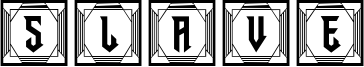 Slave Font