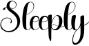 Sleeply Font