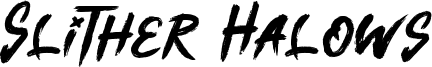Slither Halows Font
