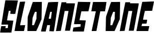 Sloanstone Font