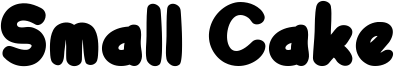 Small Cake Font