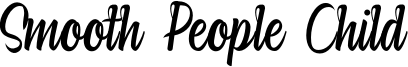 Smooth People Child Font
