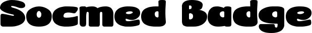 Socmed Badge Font