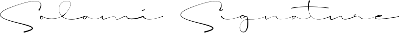 Solami Signature Font
