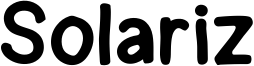 Solariz Font